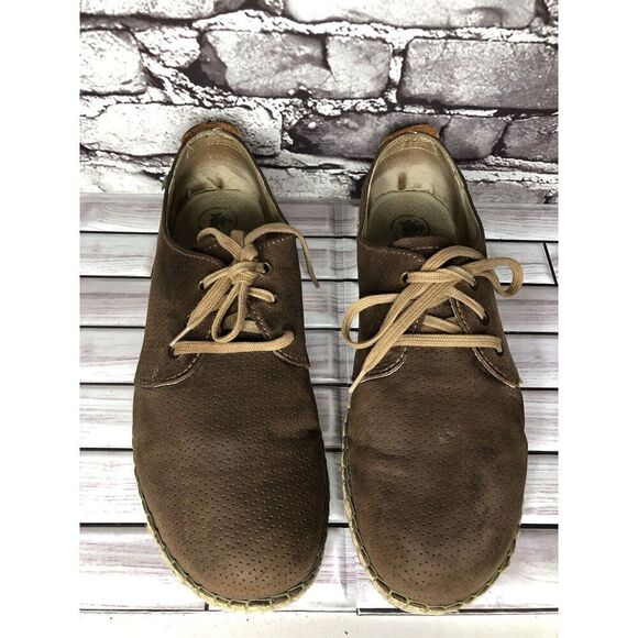 El Naturalista Brown Leather Oxfords Lace Up Sneakers Shoes Men’s Sz 44EU/11M US - Picture 2 of 16
